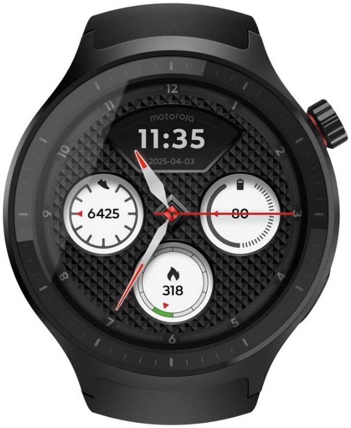 MOTOROLA moto watch Smartwatch (Pantone Volcanic Ash Band Strap, Free Size)