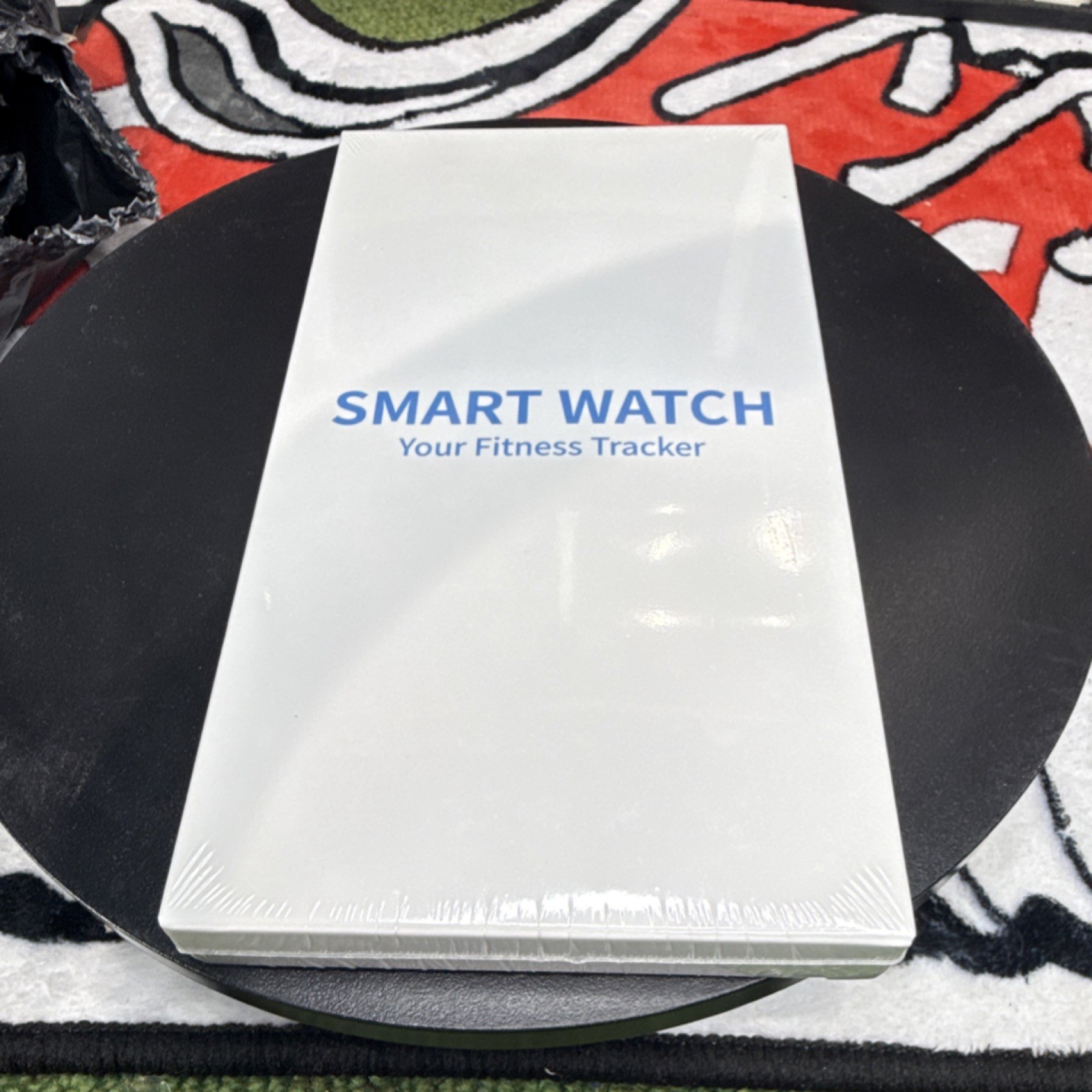 Smart Watch Fitness Tracker Silicone Band Pink Plastic Case D12334PFLY4