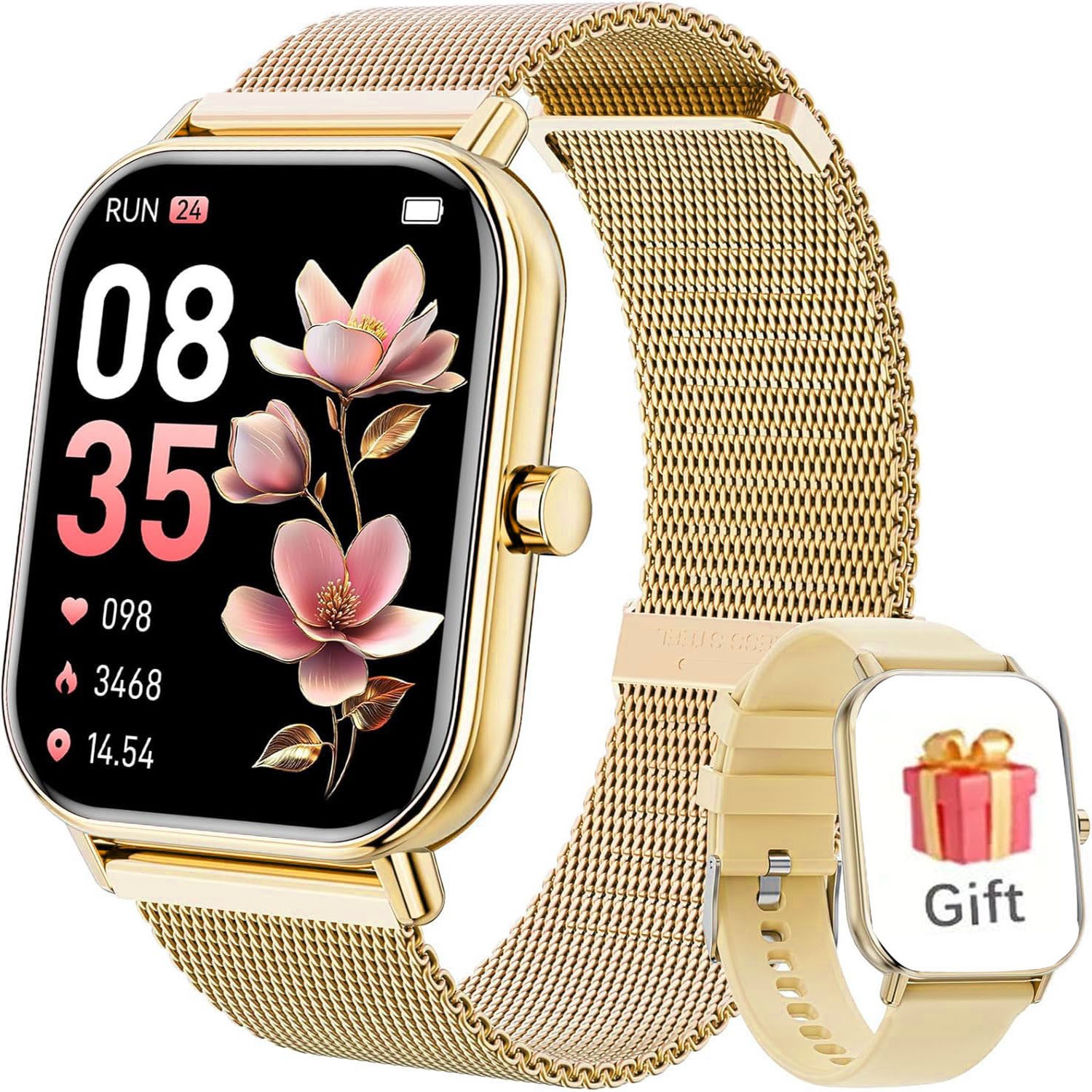 New Smartwatch phone answering/calling multi-sport mode message reminder view su
