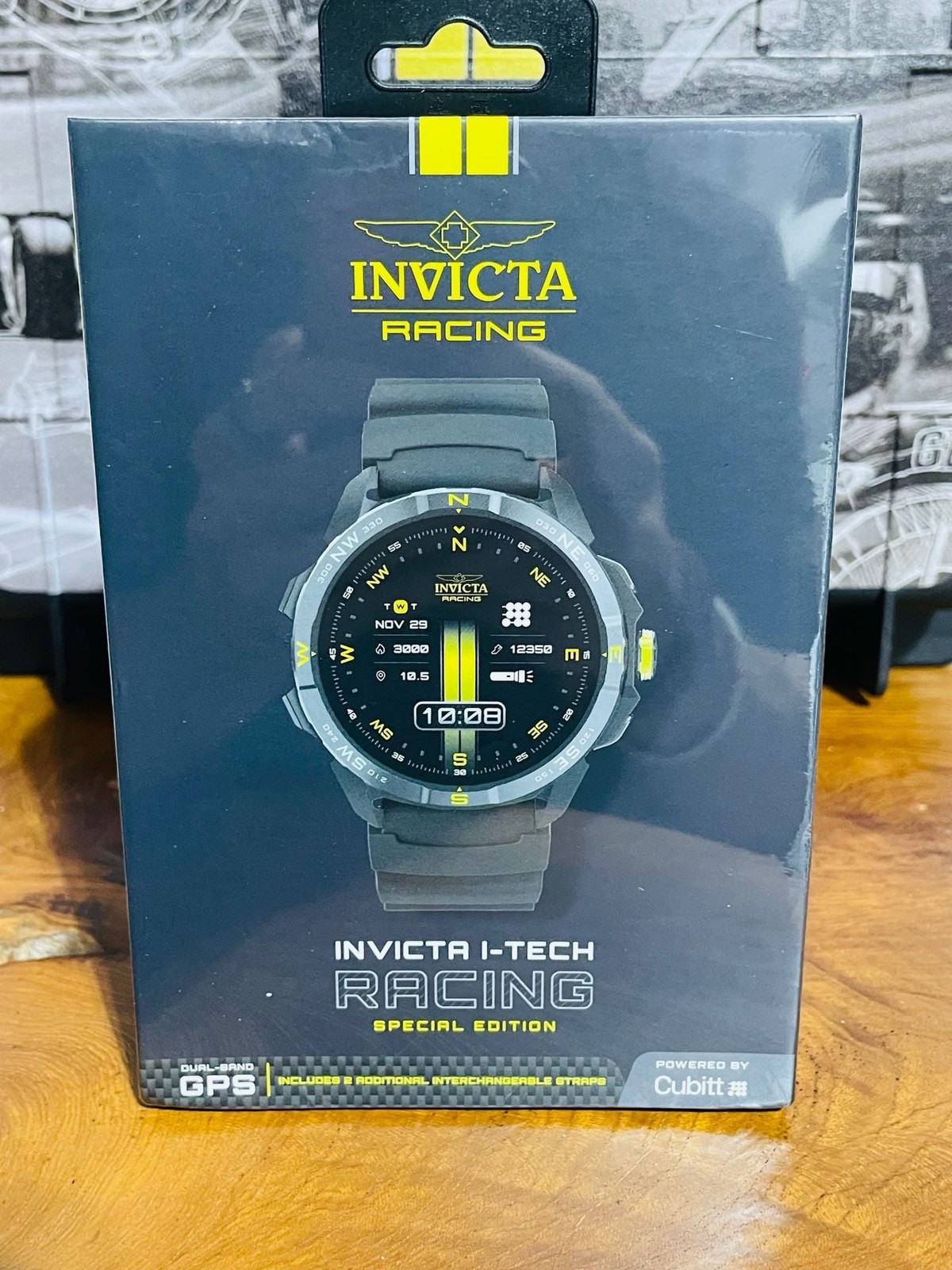 Invicta I-Tech Racing Limited Edition Smartwatch 58mm Black 3 straps (ITECH-011)