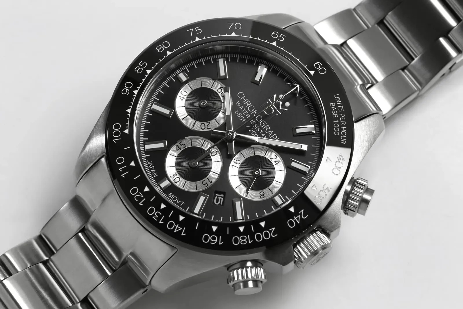 NEW HYAKUICHI 101 Diver’s Chronograph Date Ceramic Bezel SB Made in Japan