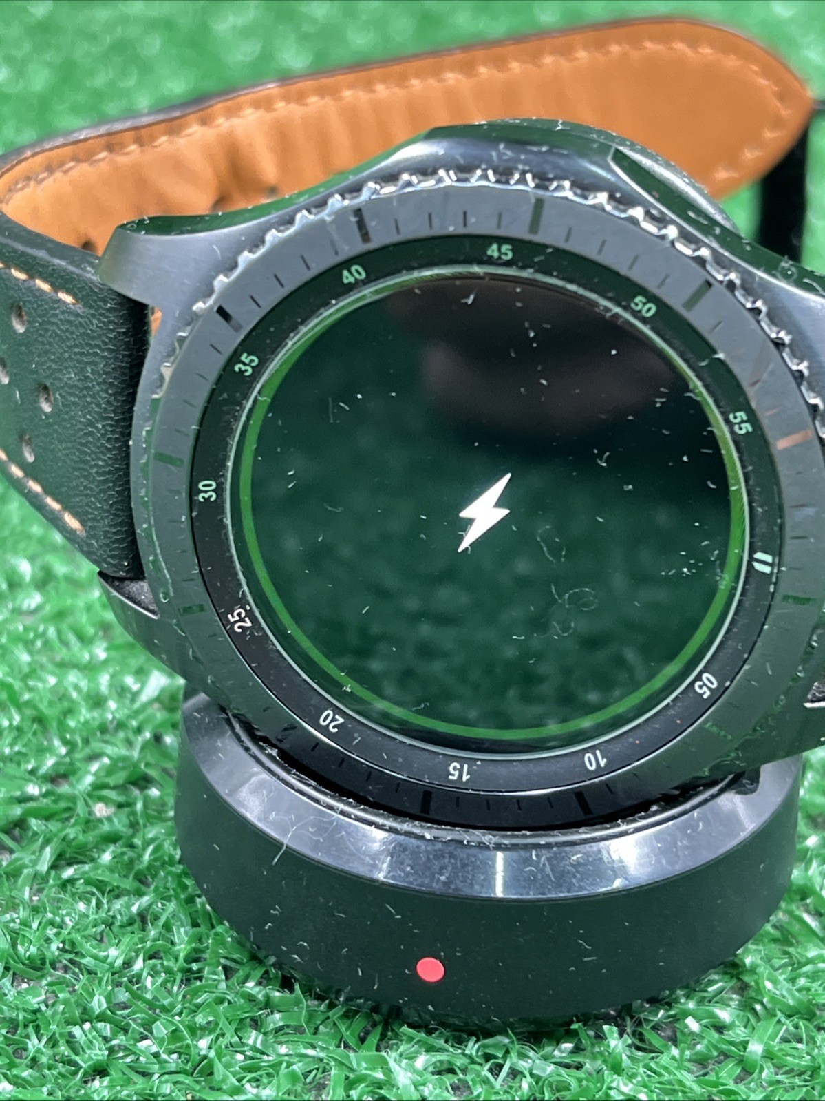 Samsung Gear S3 Frontier Smartwatch Black SM-R765T Stainless Steel OG Band