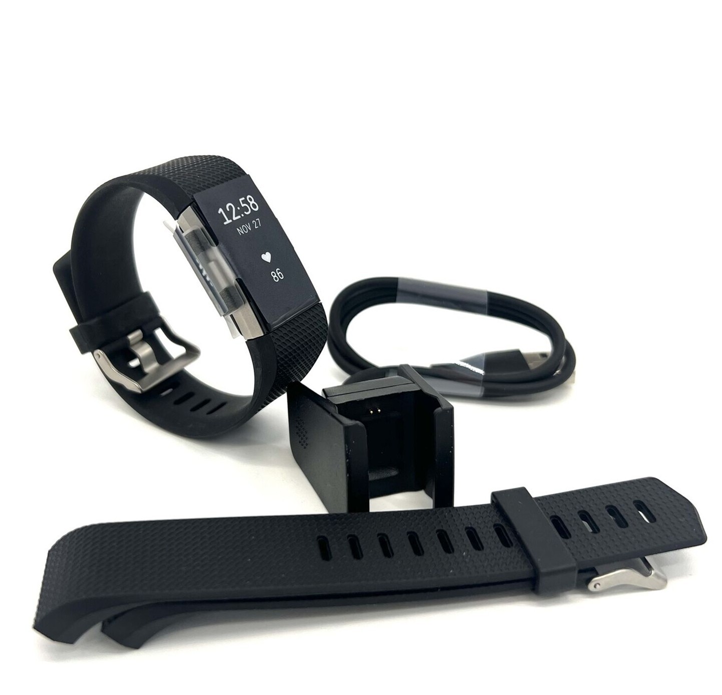 Fitbit Charge 2 Heart Rate Health & Fitness Monitor Activity Tracker -S+L Sizes