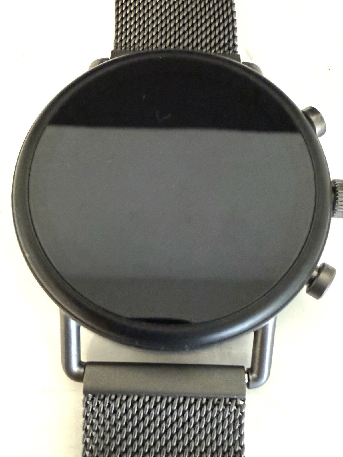 Skagen Men’s Gunmetal Mesh Falster Smartwatch SKT5105