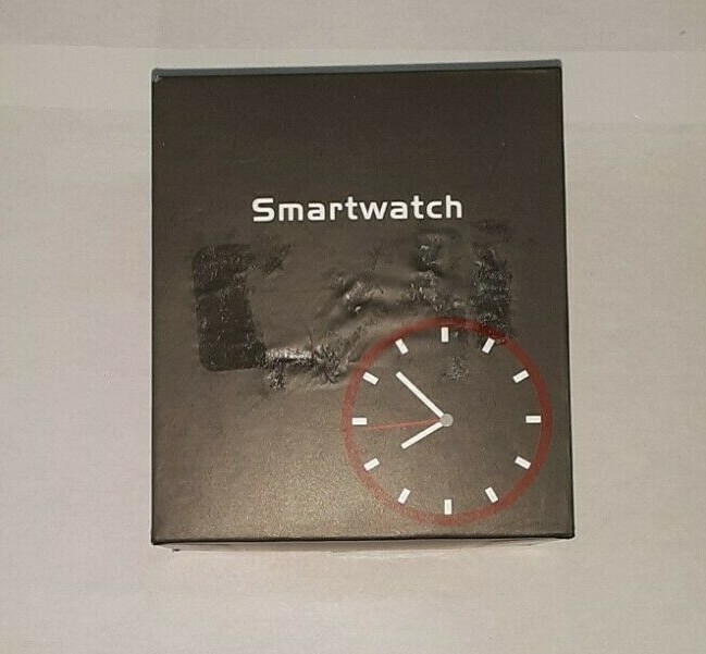 WZPISS SMART WATCH FOR FITNESS & ACTIVITY 1.5″ LCD SCREEN SILICONE STRAP BLACK