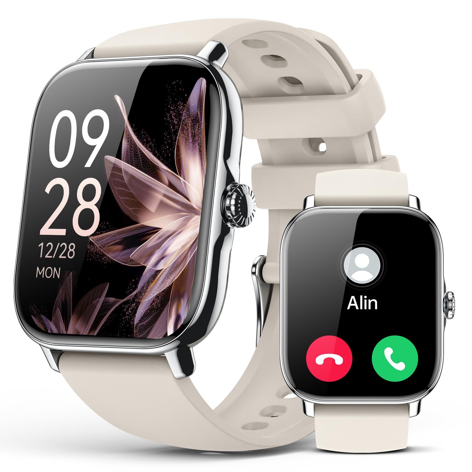 Smart Watch for Women Men- Answer/Make Call, 2025 IP68 1.91, Starlight