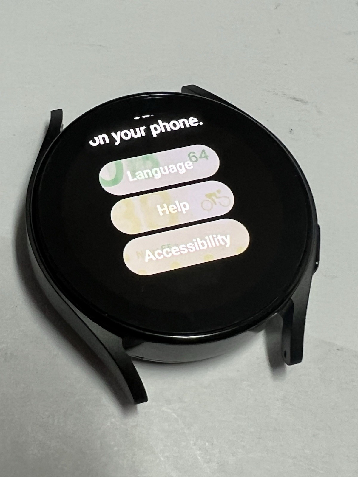 Samsung Galaxy Watch 4 40mm Aluminum Smartwatch SM-R860 -burn
