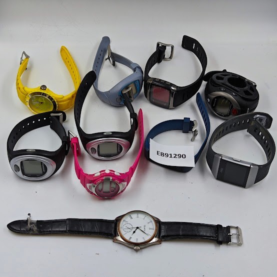 Lot of 10 Mixed Watches – Untested, Various Styles & Colors