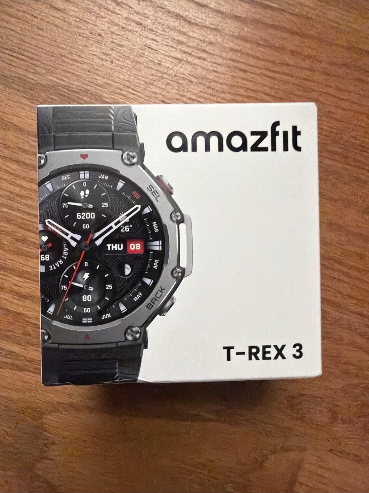 *NEW* Sealed Amazfit T-Rex 3 48.5mm Fitness Smart Watch w/ Voice Control Onyx