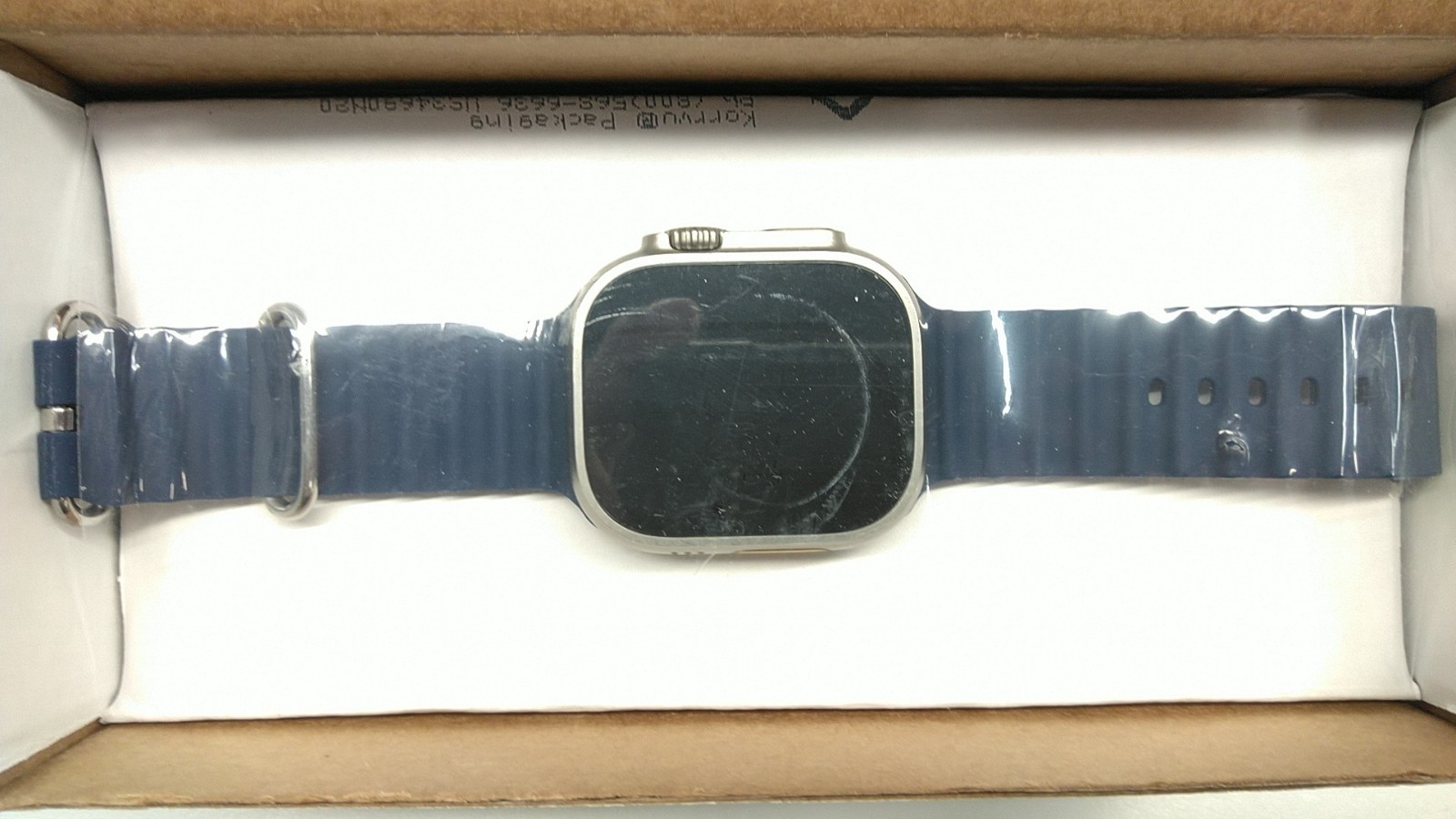 Apple Watch Ultra 2 Smartwatch 49mm Titanium Case GPS + Cellular Blue Ocean Band