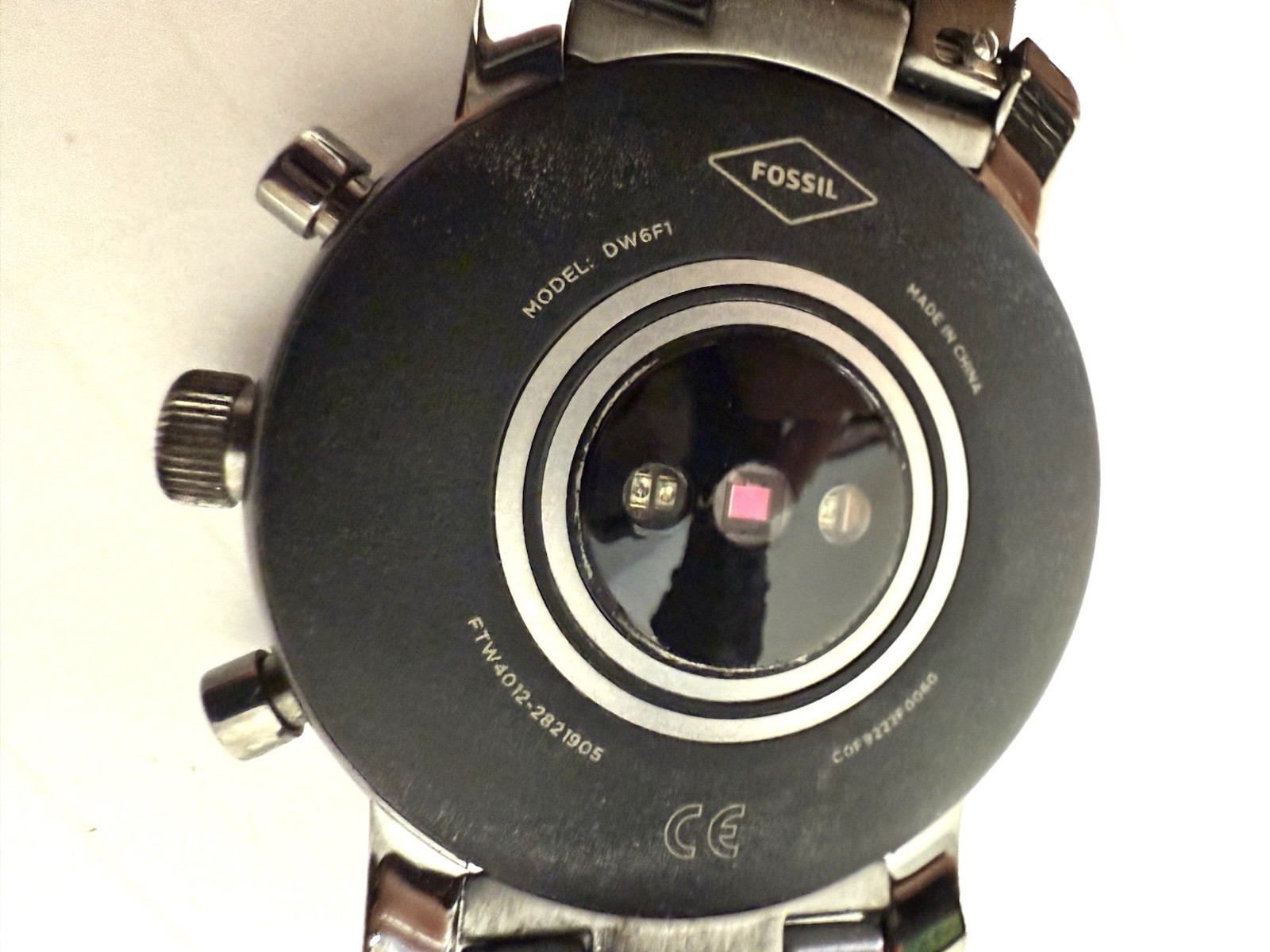Fossil Gen 4 FTW4012 Explorist HR Smoke Stainless Steel Smartwatch