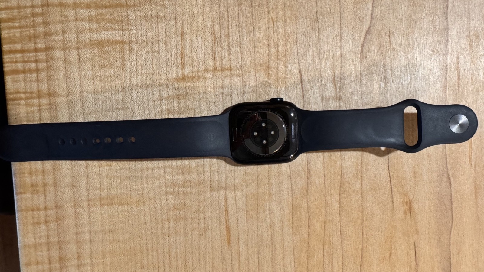 Apple Watch Series 9 41mm Aluminum Case with Sport Band – Midnight, S/M (GPS)…
