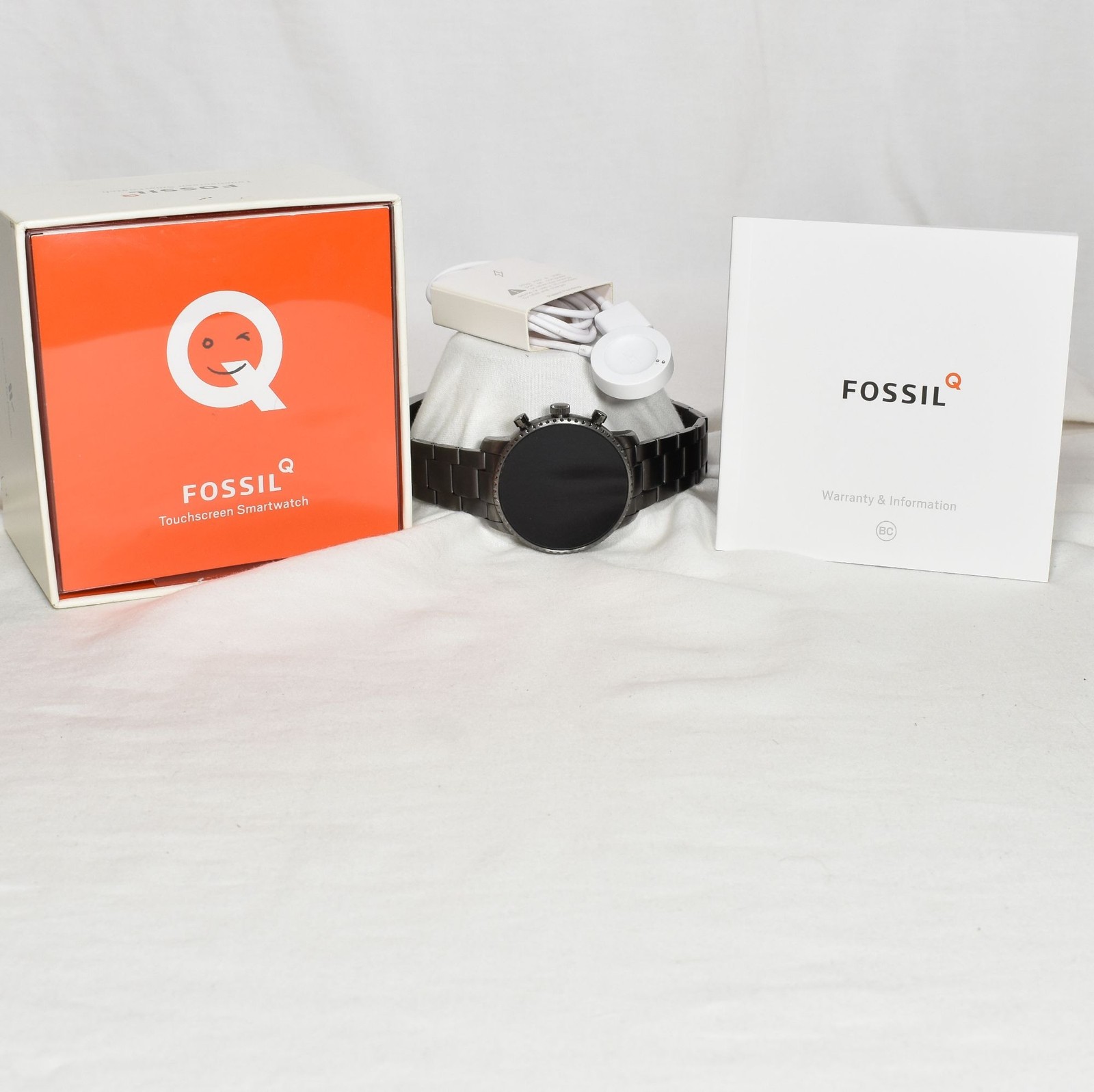 Fossil Gen 4 Explorist HR Smartwatch 45mm Smoke Stainless FTW4012