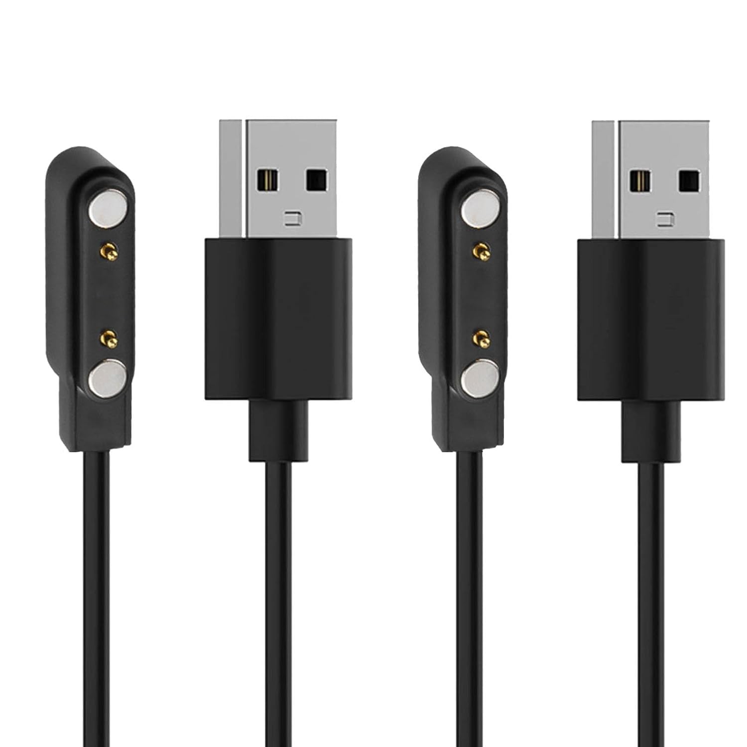 V69 Smart Watch, 2-Pack USB Charging Cable Cord for Various V69 Smartwatches