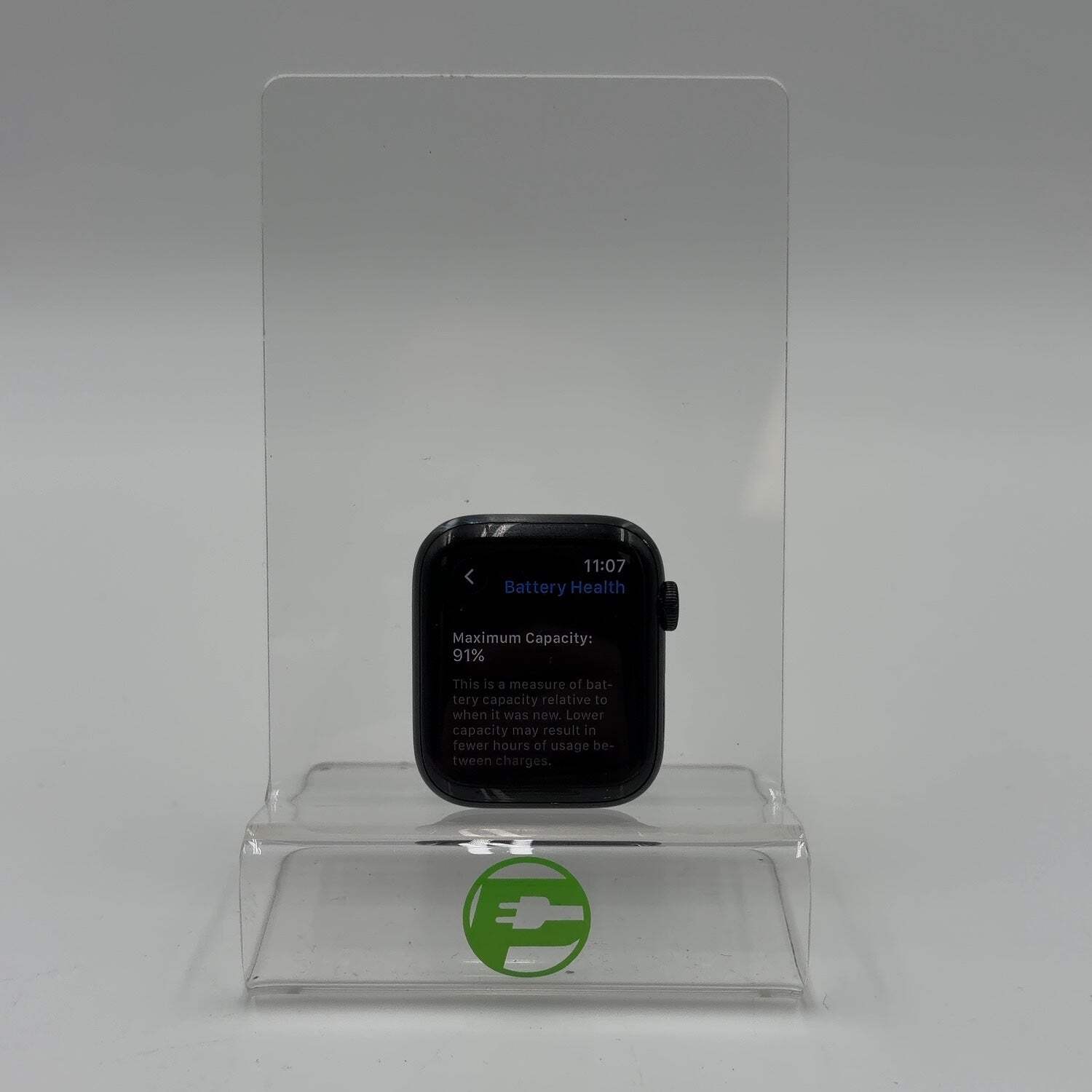 GPS Only Apple Watch SE 2nd Gen 44MM Midnight Aluminum MRHA3LL/A Face Only