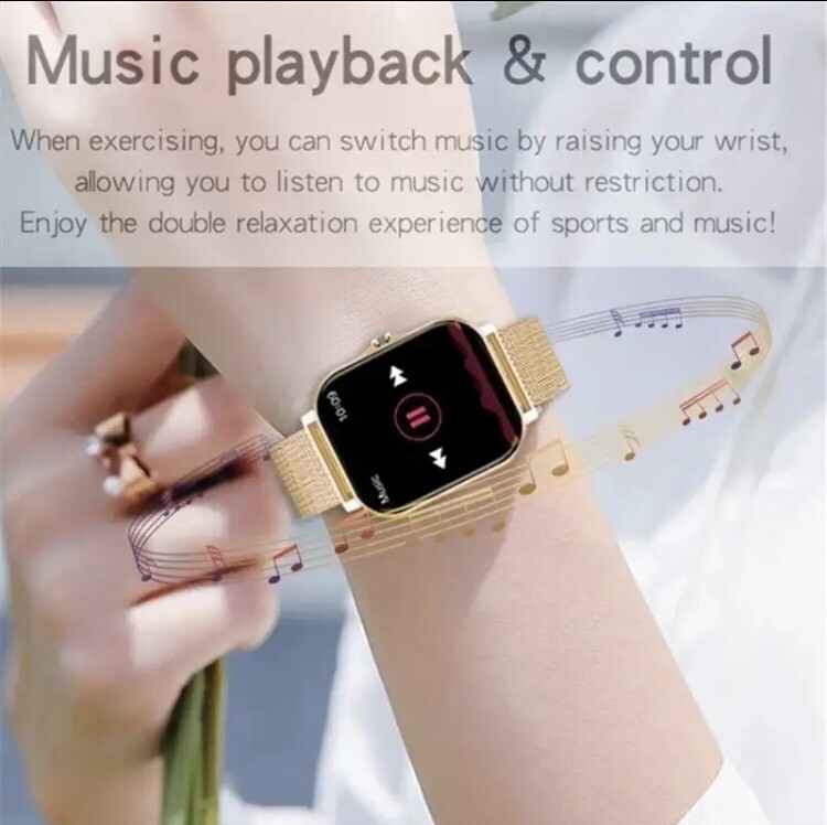 Touch Screen Smart Watch Fitness Tracker With Heart Rate…