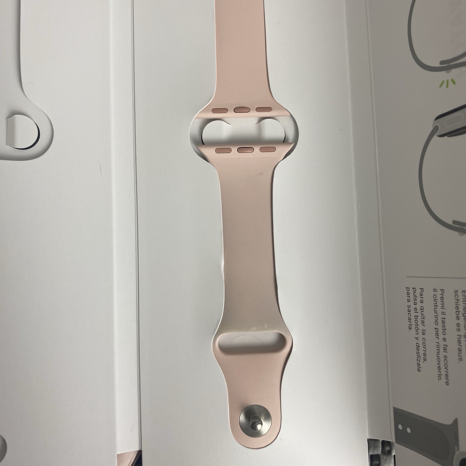 Apple Watch Series 6 40mm Gold Aluminum Case with Pink Sand Sport Band GPS
