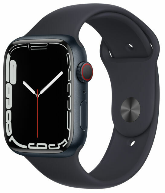 Apple Watch Series 7 45mm GPS + WiFi + Cellular Unlocked Aluminum Case – Good