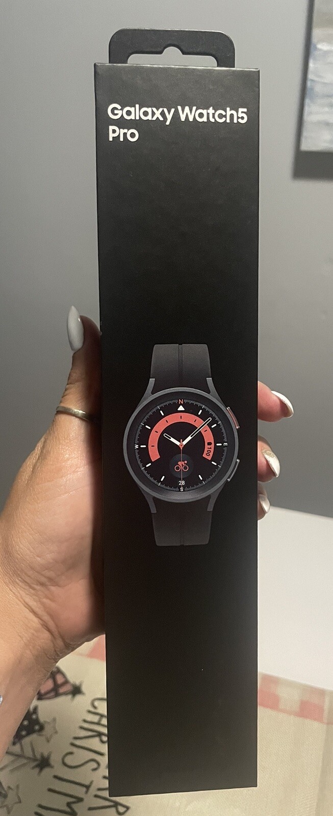 Samsung Galaxy Watch5 Pro SM-R920 45mm Titanium Case with D-Buckle Sport Band –