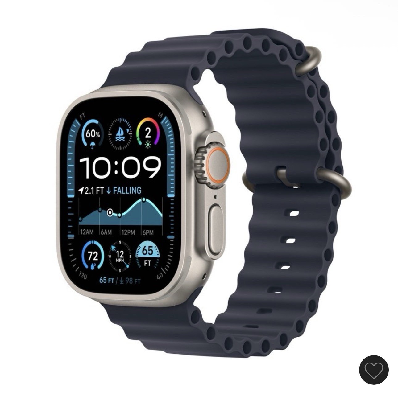 Apple Watch Ultra 2 (GPS + Cellular) 49MM Titanium Case Blue Ocean Band
