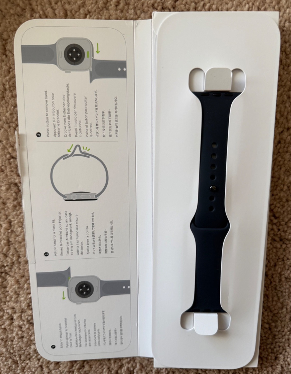 NEW Genuine Apple Midnight Sport BAND For Apple Watch SE 3 [GPS 40mm] Smartwatch