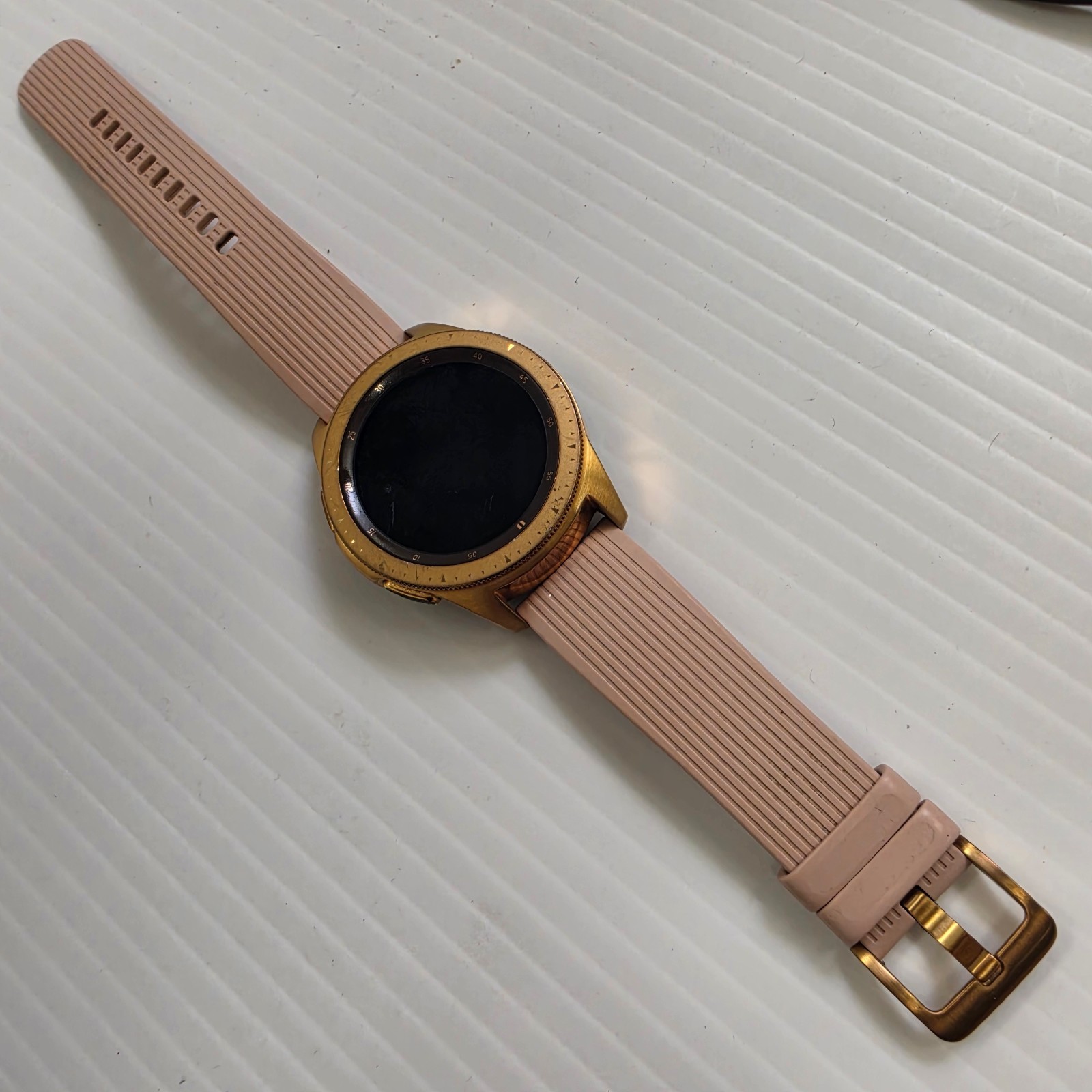 Samsung Galaxy Watch Pink Band Silicone Gold SM-R815U GOLD XAR