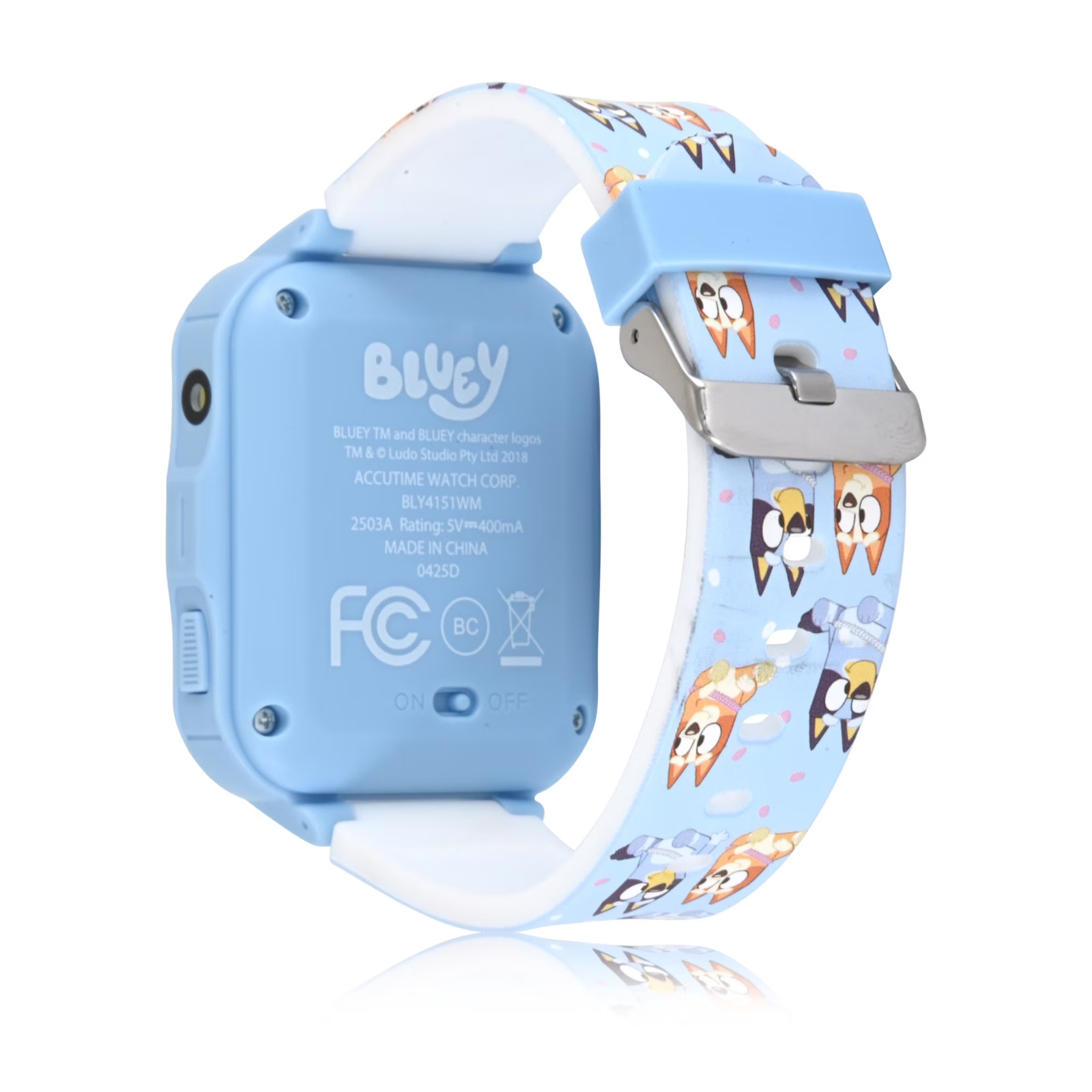 Bluey Touchscreen Kids’ Smart Watch w/ Silicone Strap Multifunction & 6 Games