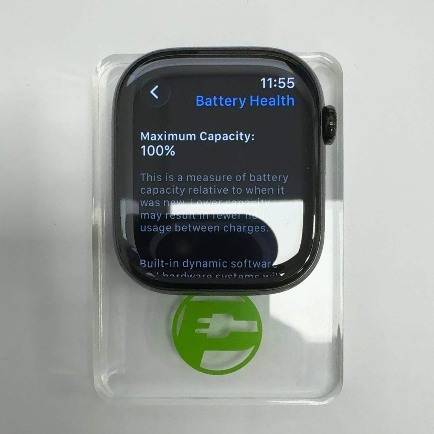 Unlocked Apple Watch Series 10 46MM Silver Titanium MX173LW/A Face Only