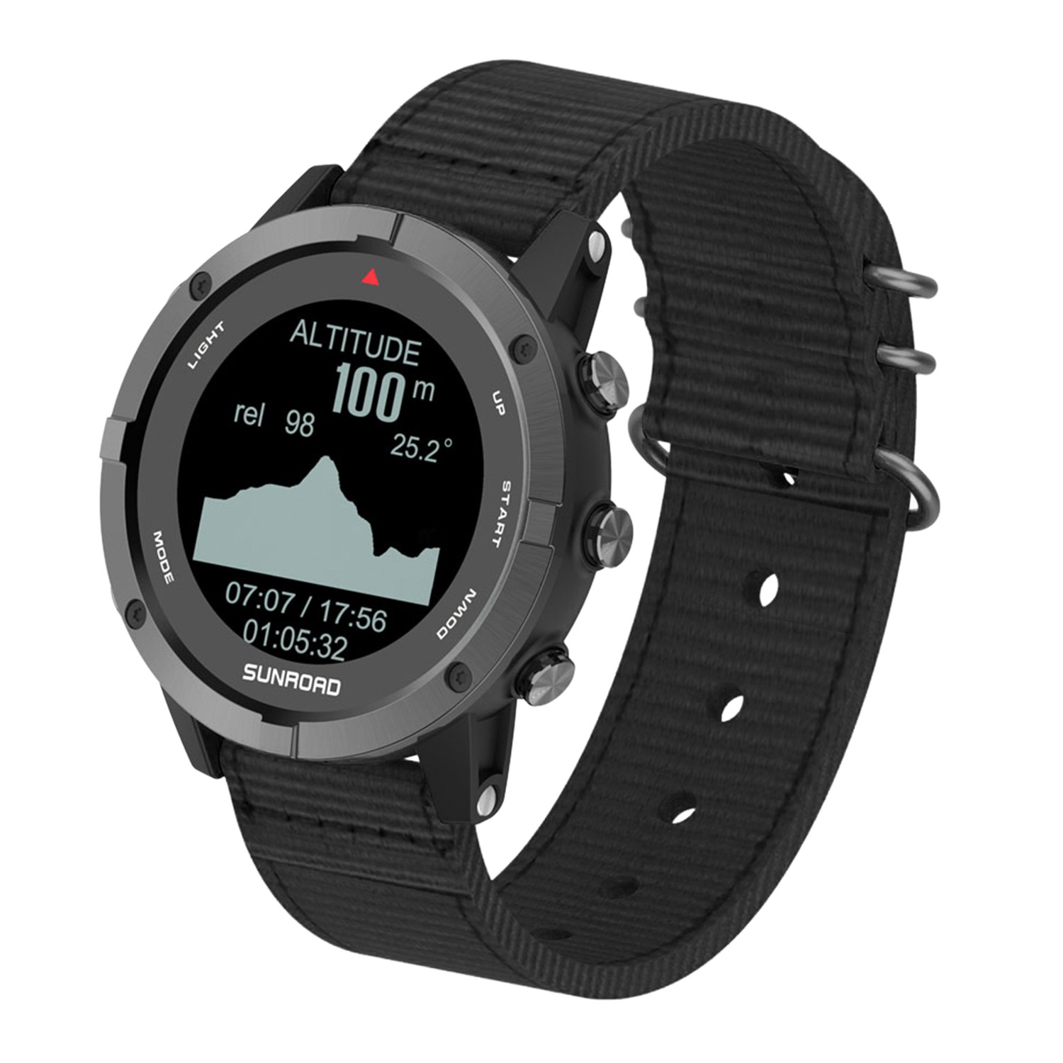 GPS Sports Watch Fitness Tracker Wrist Watch With Heart Rate Monitor 100M W GFFQ