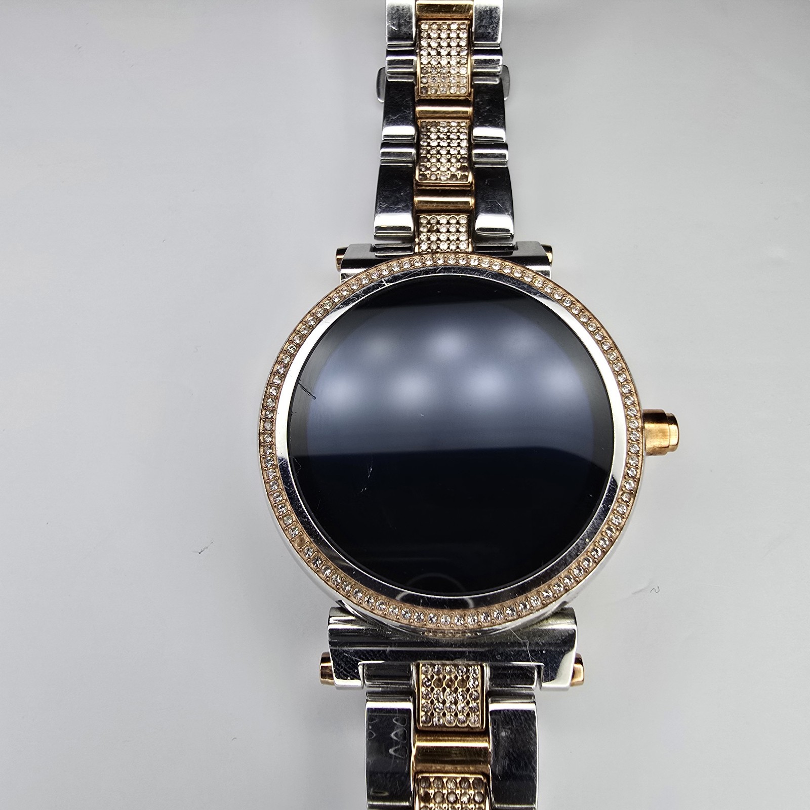 Michael Kors Access Sofie Pav Two-Tone Smartwatch Silver MKT5040 BATTERY ISSUE