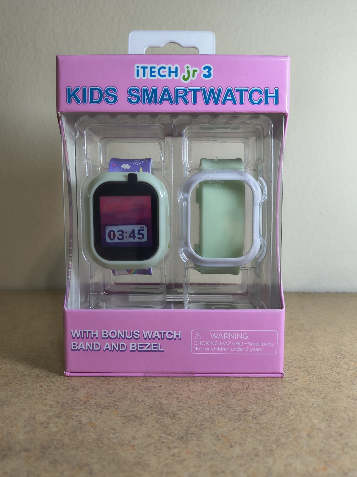 iTECH Jr 3 Kids Smartwatch Camera, Games, Music, Video Rec, Unicorn Print