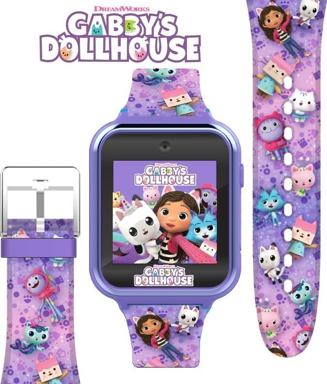 3+ Years Gabby’s Doll House Purple Kids Watch – Learning, Fun & No Internet!%/`