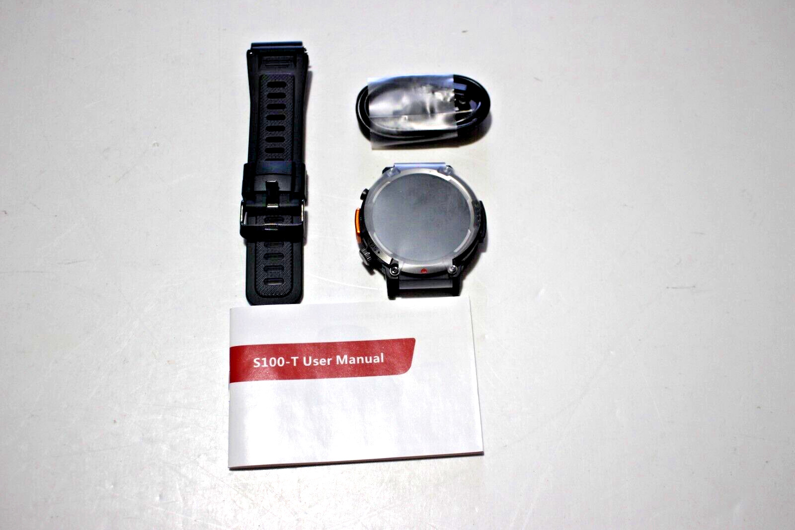 SMARTWATCH S-100-T ORANGE BUTTON SPORTS IP68 1.45″ TFT DISPLAY