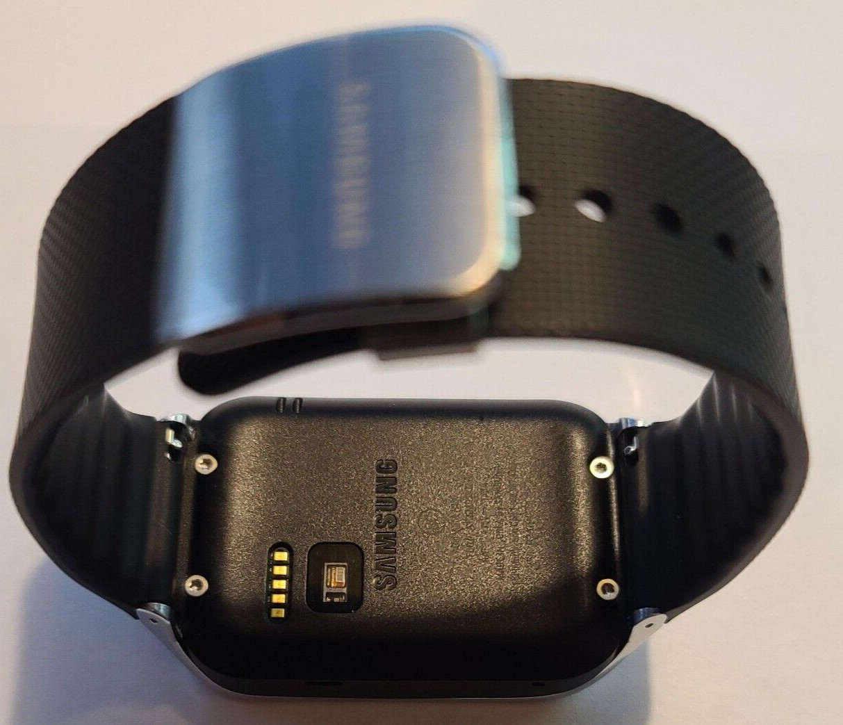 Samsung Gear 2/SM-R380/Black & Silver/37mm/Smart Watch/BT/iR/Camera