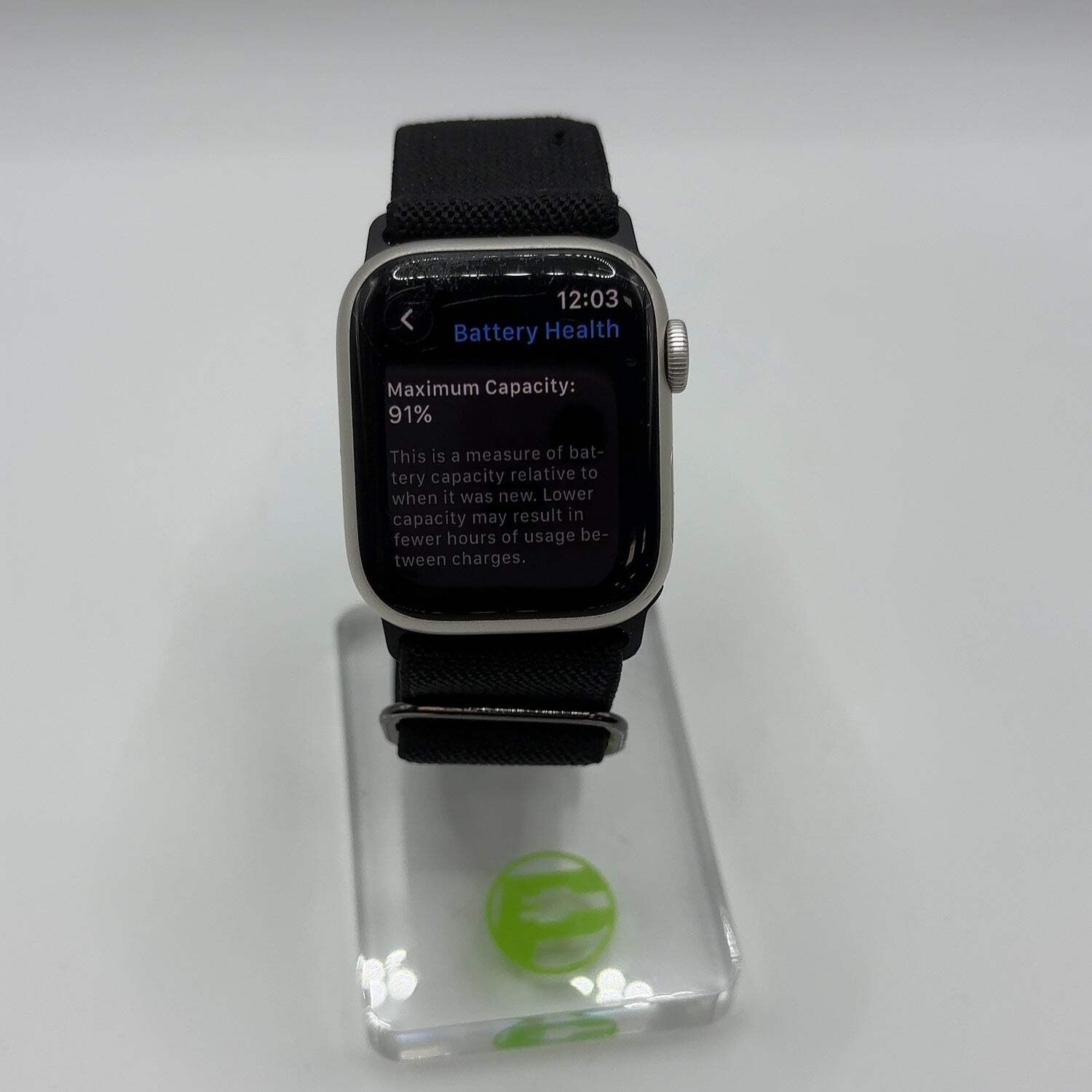 GPS Only Apple Watch Series 9 41MM Starlight Aluminum Aftermarket Band MR8T3LW/A