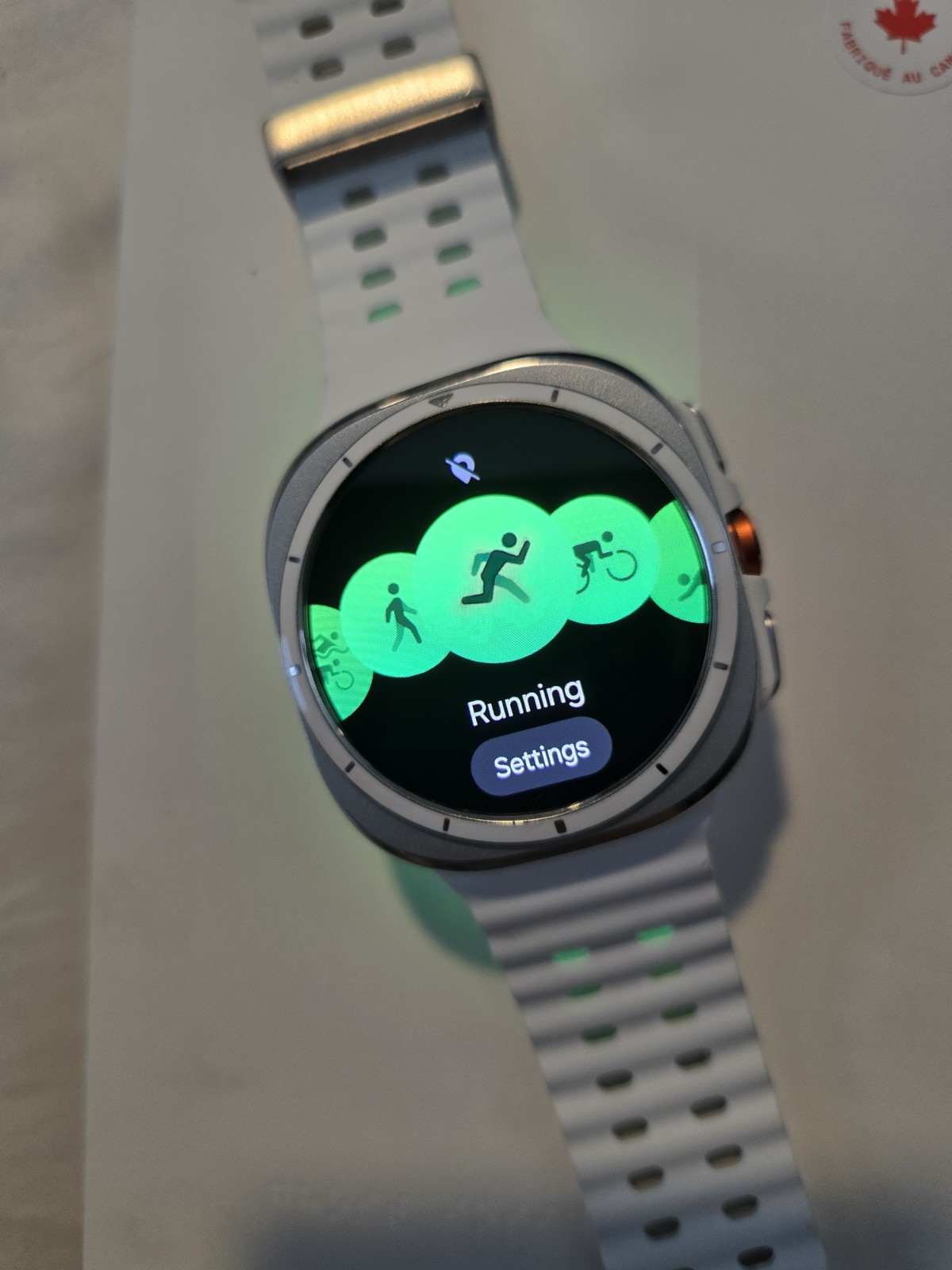 Samsung Galaxy Watch Ultra 47mm LTE Titanium White Unlocked SM-L705U Smartwatch
