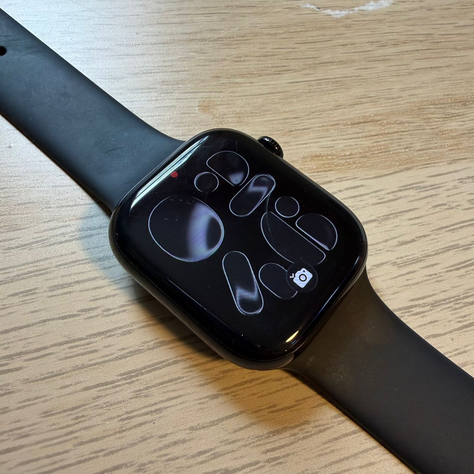 Apple Watch Series 10 (GPS) 46mm Jet Black Aluminum – M/L Sport Band (MWWQ3LW/A)