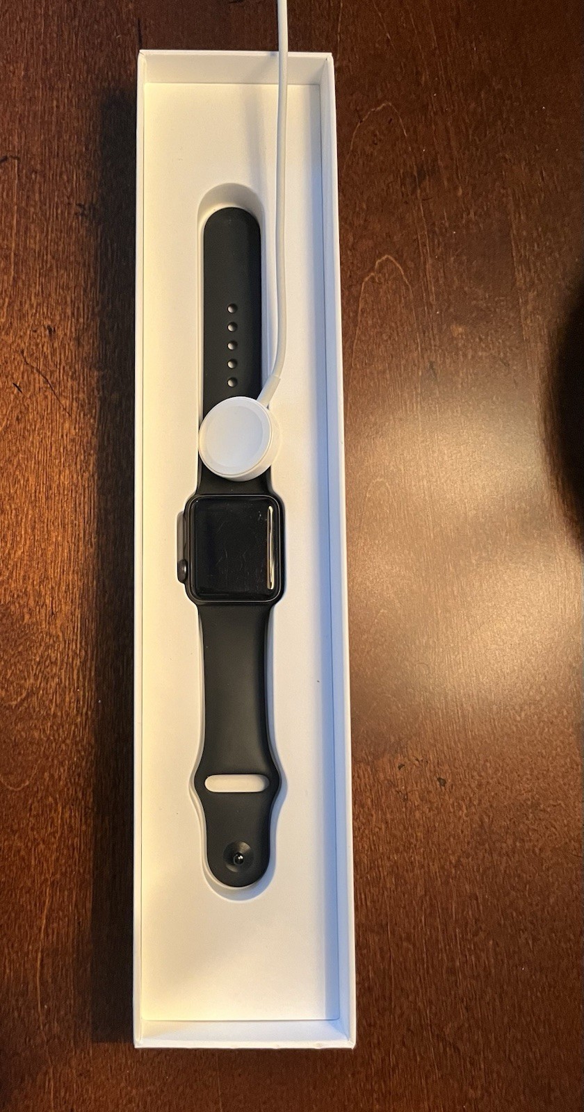 Apple MTF32LLA Watch Series 3gps 42 Mm Space Gray Aluminum With Black