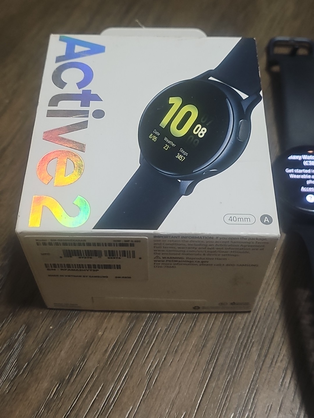 Samsung Galaxy Watch Active 2 SM-R835 40mm Stainless Steel Case