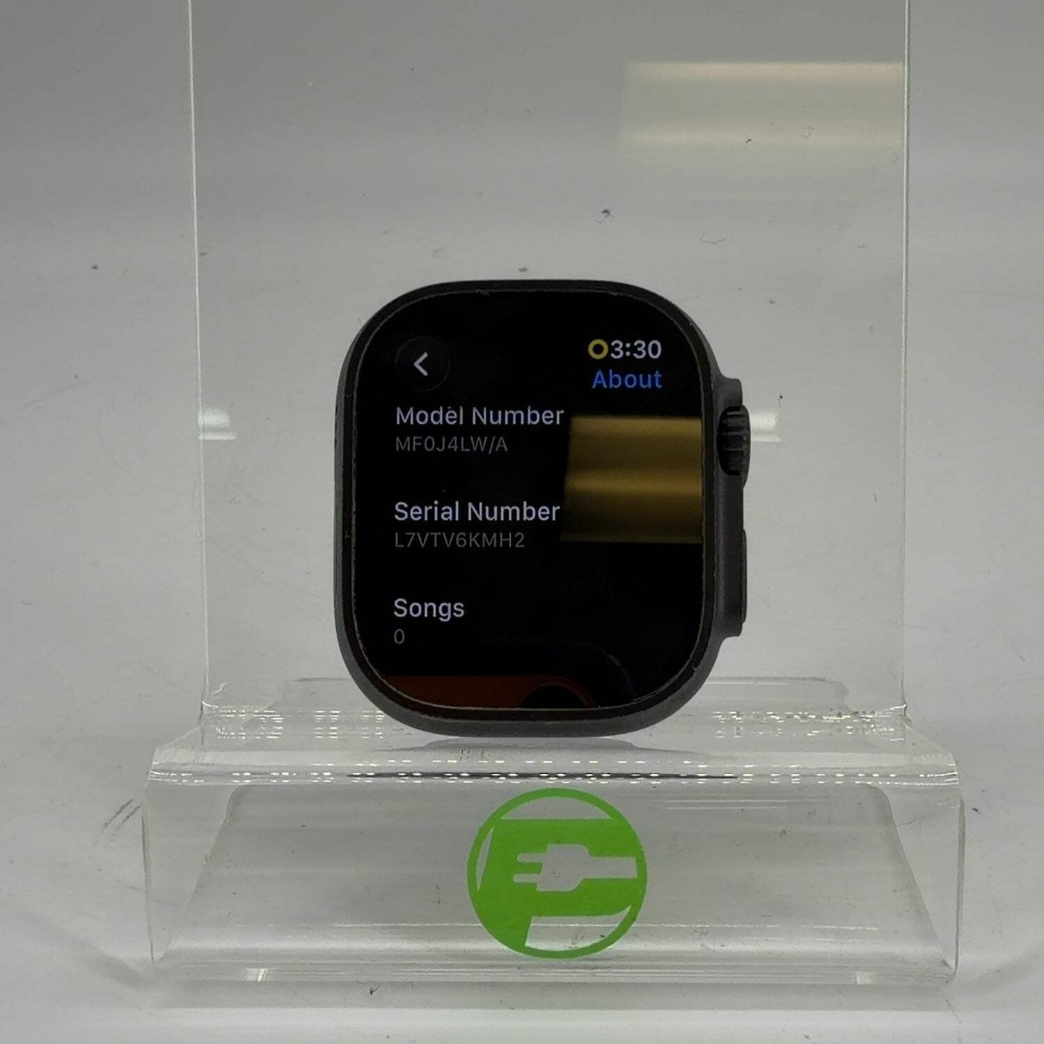 Unlocked Apple Watch Ultra 3 49MM Black Titanium A3281 Face Only