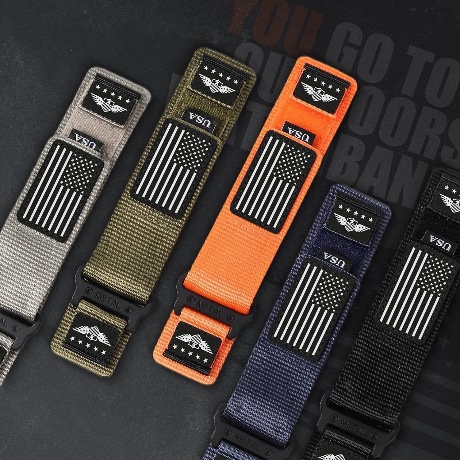 20mm Nylon Fabric Band for Samsung Galaxy Watch 7 44mm, Compatible Strap