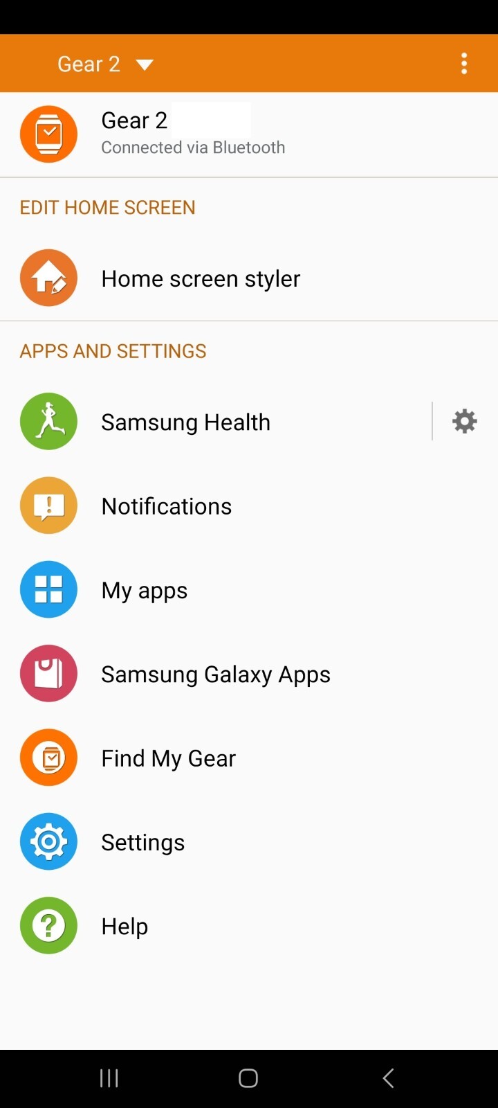 Samsung Gear 2/SM-R380/Black & Silver/37mm/Smart Watch/BT/iR/Camera