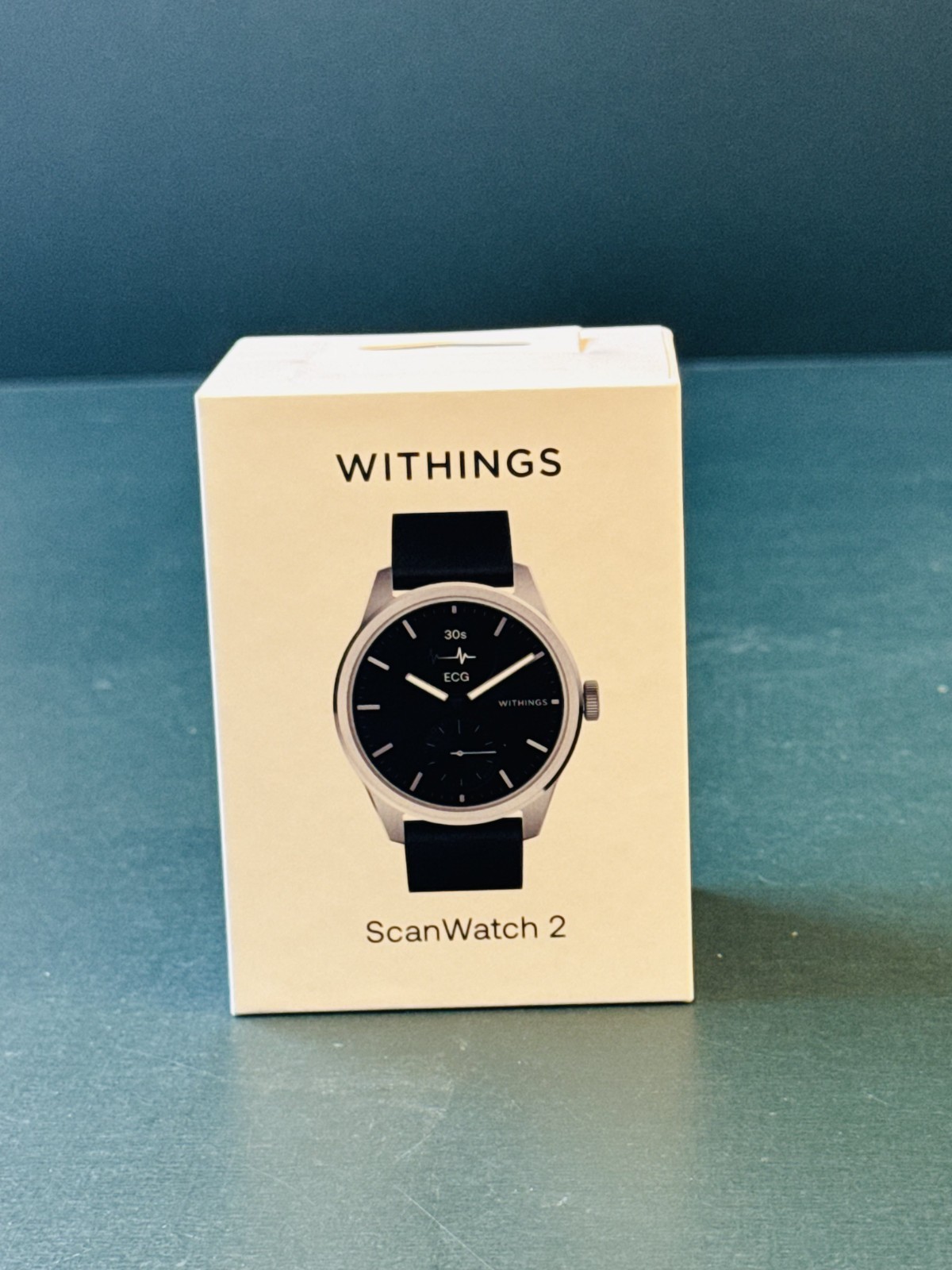 Withings ScanWatch 2 Hybrid Smartwatch 42mm Black Band Fitness Tracker NEW