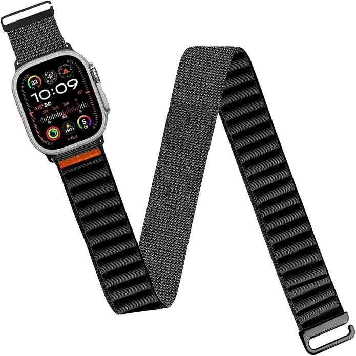Sport Nylon Strap Compatible with Apple Watch Ultra Series 6 45mm Men Women