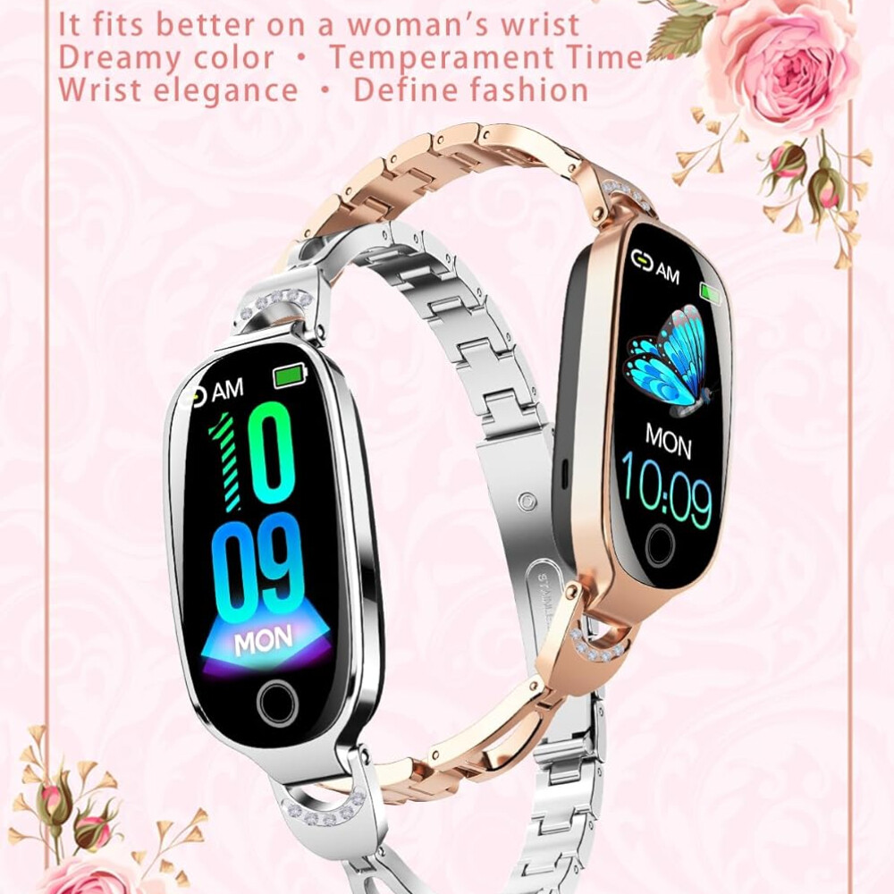 2025 Smart Watch For Women/Ladies Heart Rate&Sleep Monitor IP67 Fitness Tracker