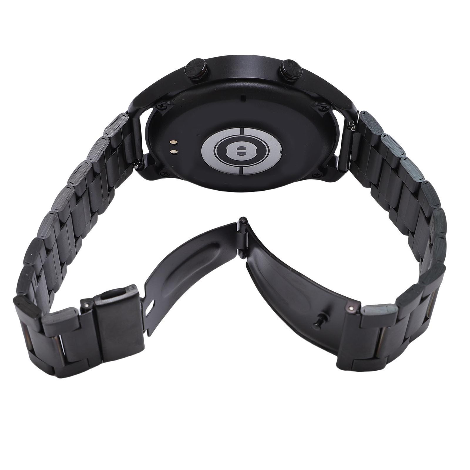 1.5in Full Touch Smartwatch Metal Strap Bluetooth Sports Watch For Daily Use
