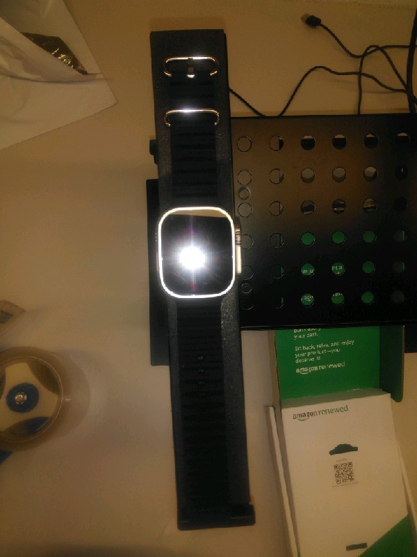 Apple Watch Ultra 49mm Titanium Case GPS Cellular One Size Midnight Ocean Band