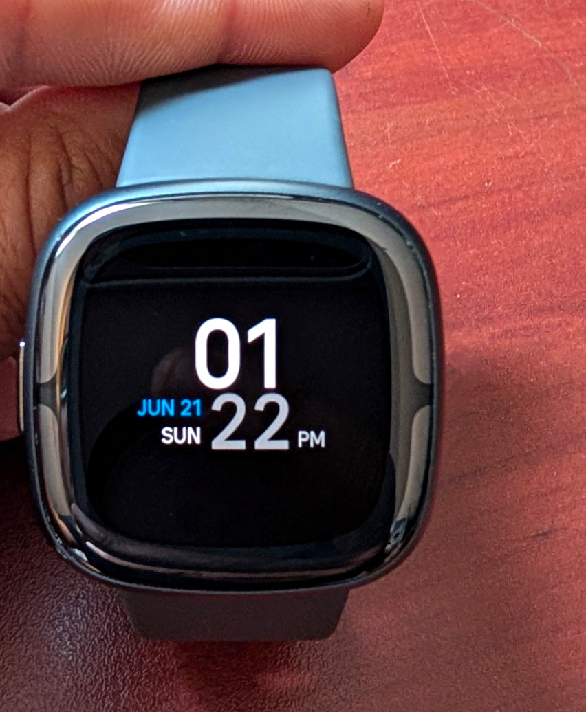 Fitbit Sense 2, Shadow |Graphite Aluminum | Gray Silicone Band HR Bluetooth