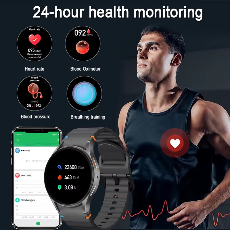 2026 New Smart Watch 7 Mini Women GPS Motion Track NFC AMOLED Display Compass He