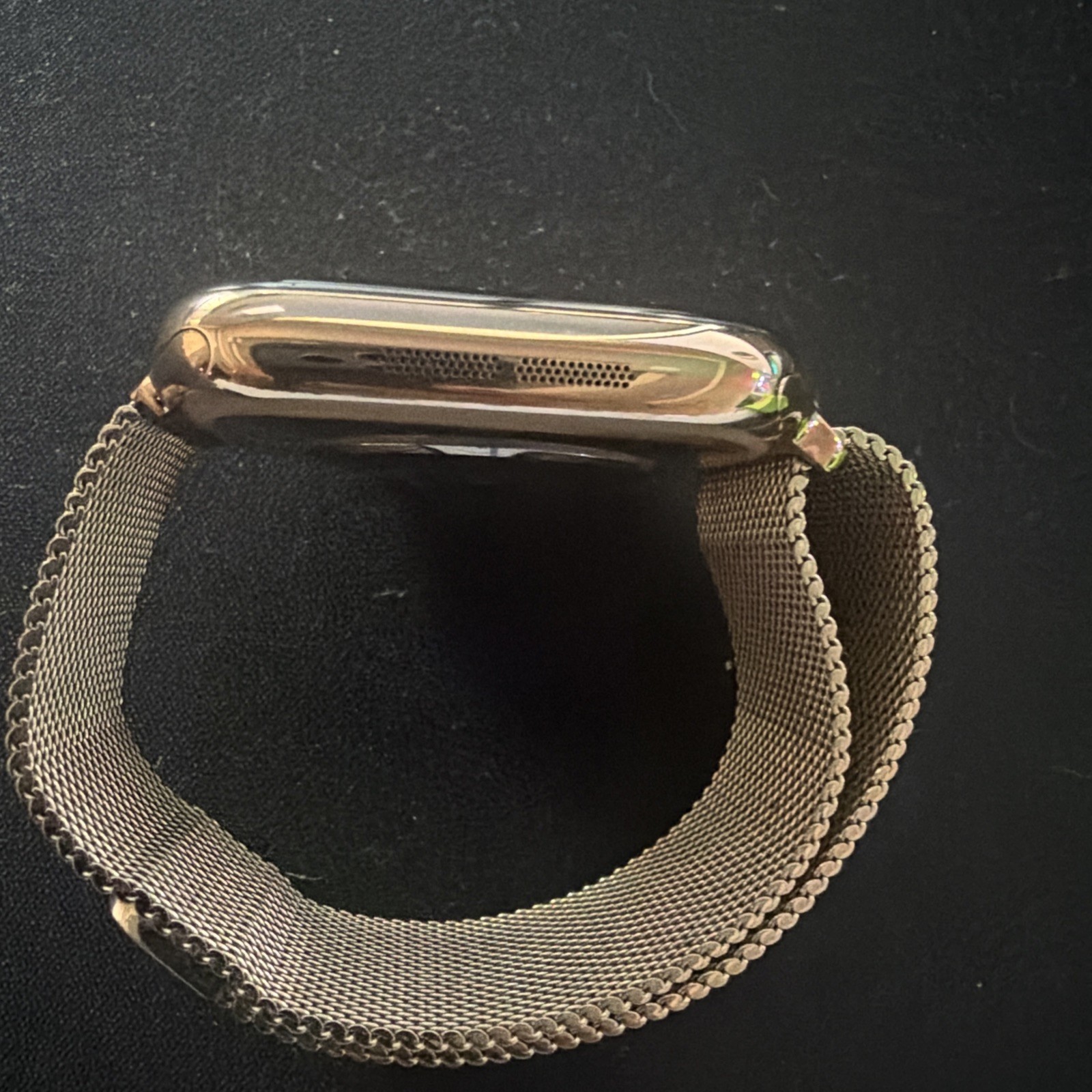 Apple Watch Series 11 46mm Titanium Gold with Milanese Loop [GPS+Cellular]